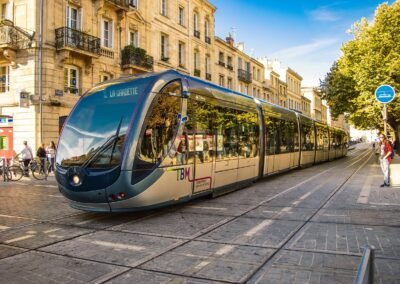 bordeaux, france, tram